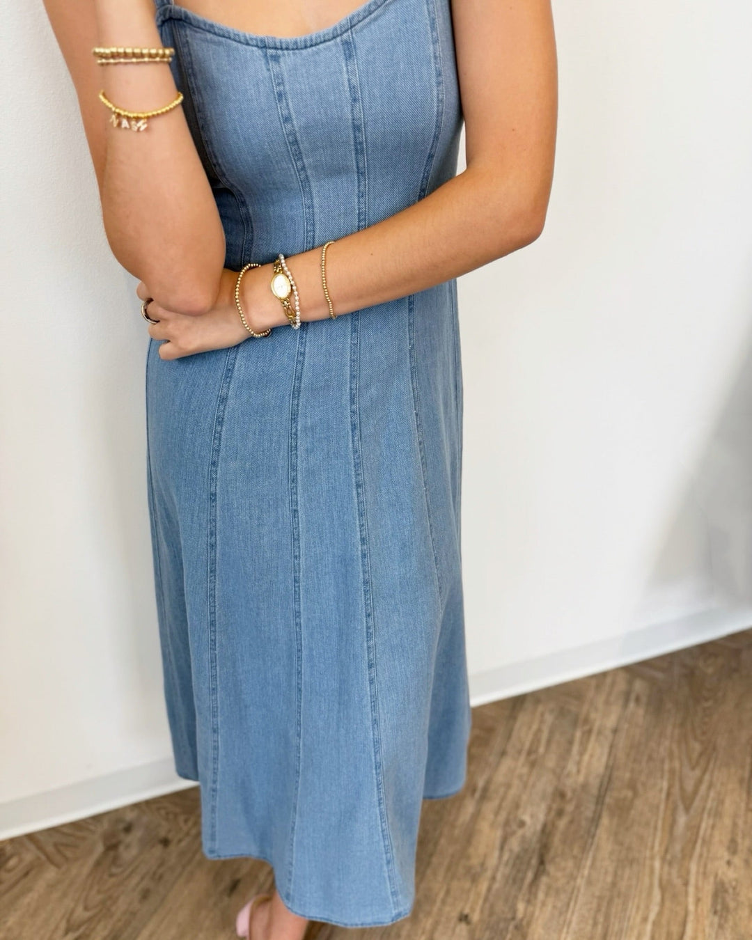 Z Supply Leonora Indigo Midi Dressmidi dress