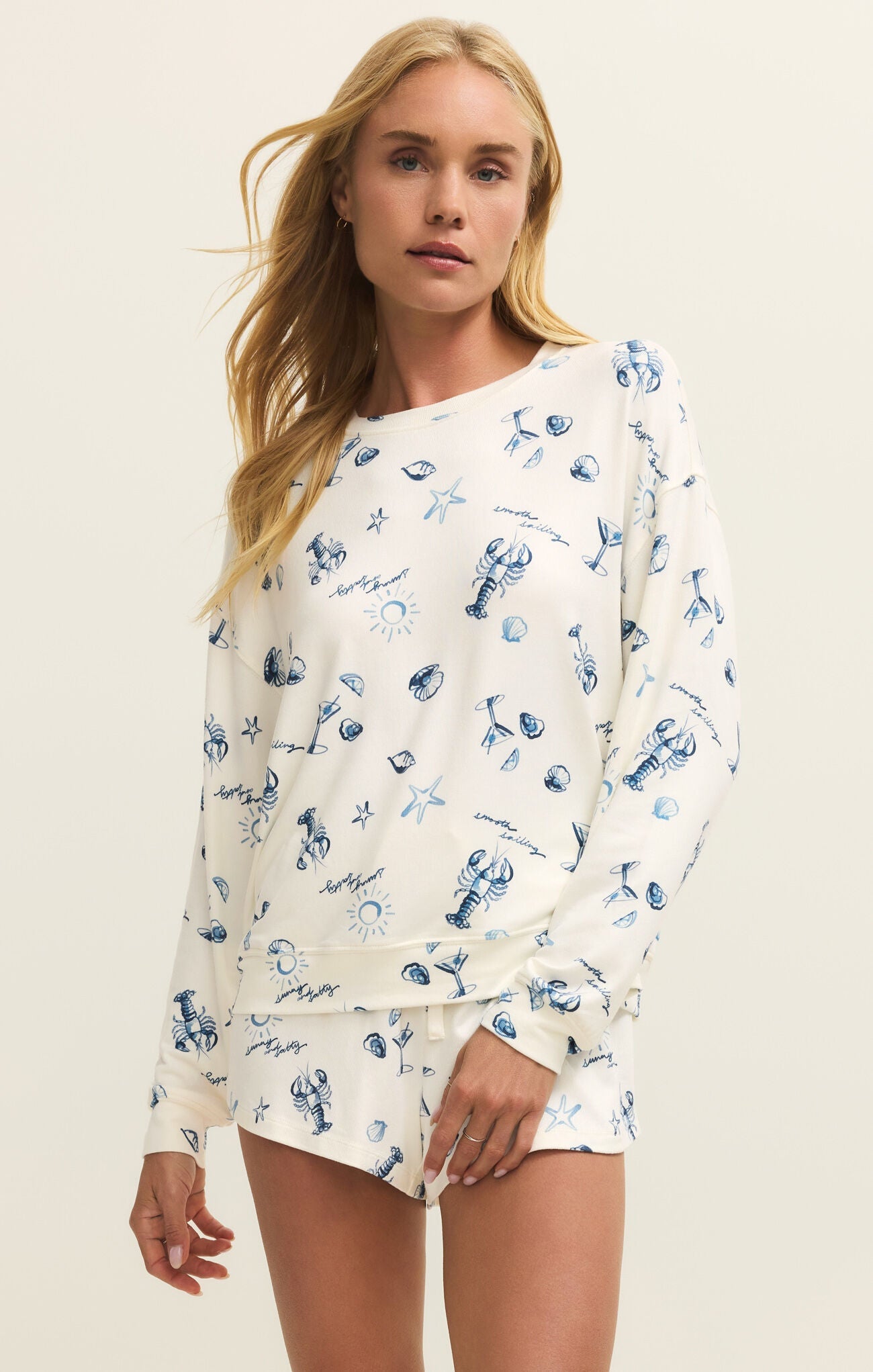 Z Supply Lost at Sea Long Sleeve Top – The TLB Boutique