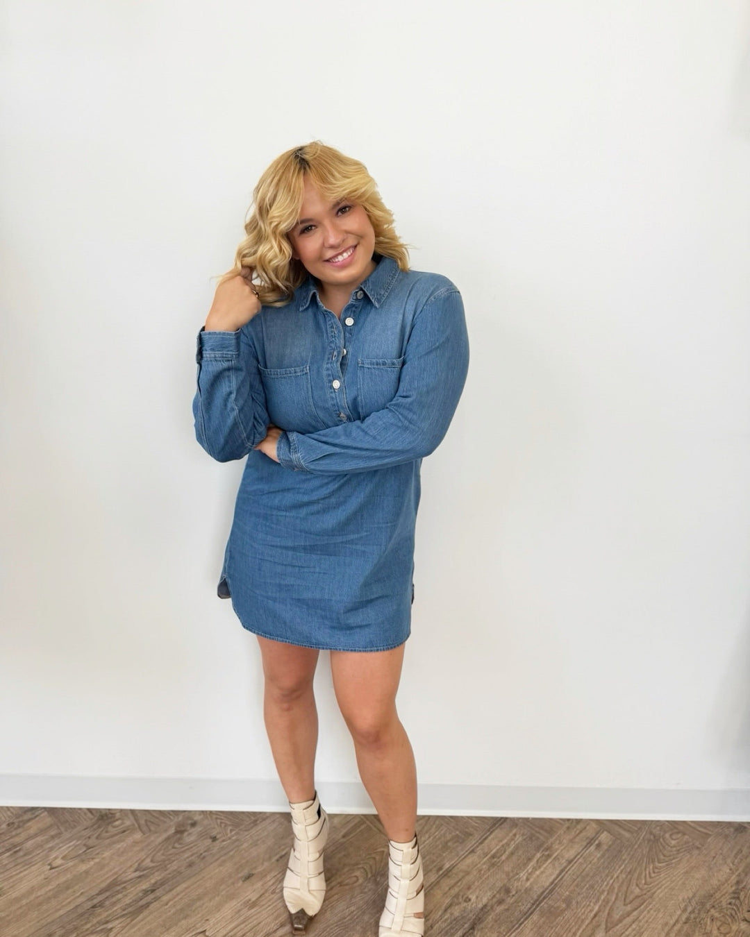 Z Supply Lucie Denim Shirt Dress