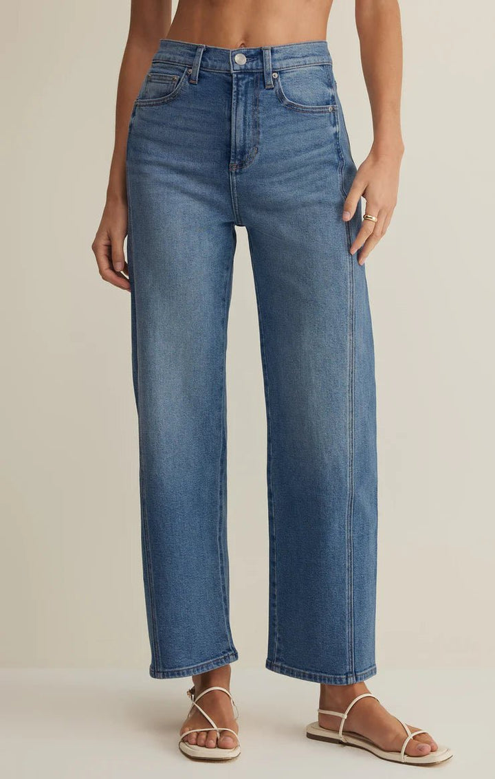 Z Supply Luna Stretch Denim Crop Pantcropped denim
