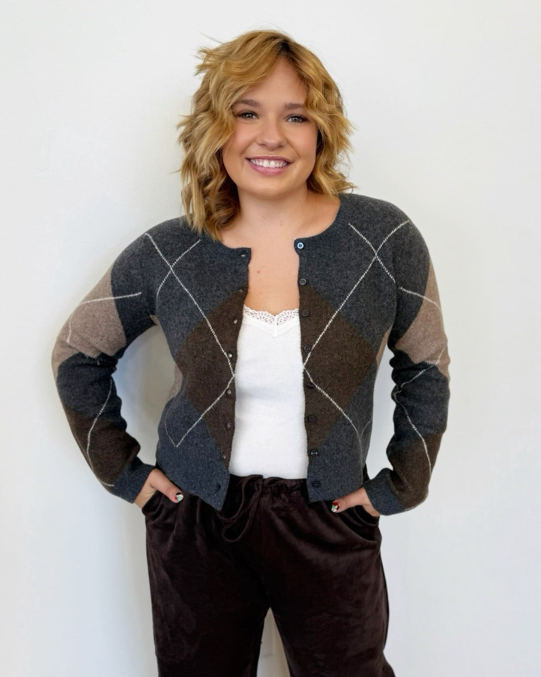 Z Supply Medina Argyle Cardigancardigan