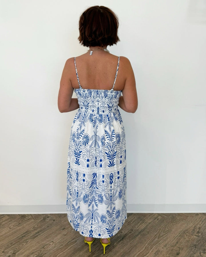 Z Supply Nadine Airy Palm Maxi Dresssleeveless maxi dress