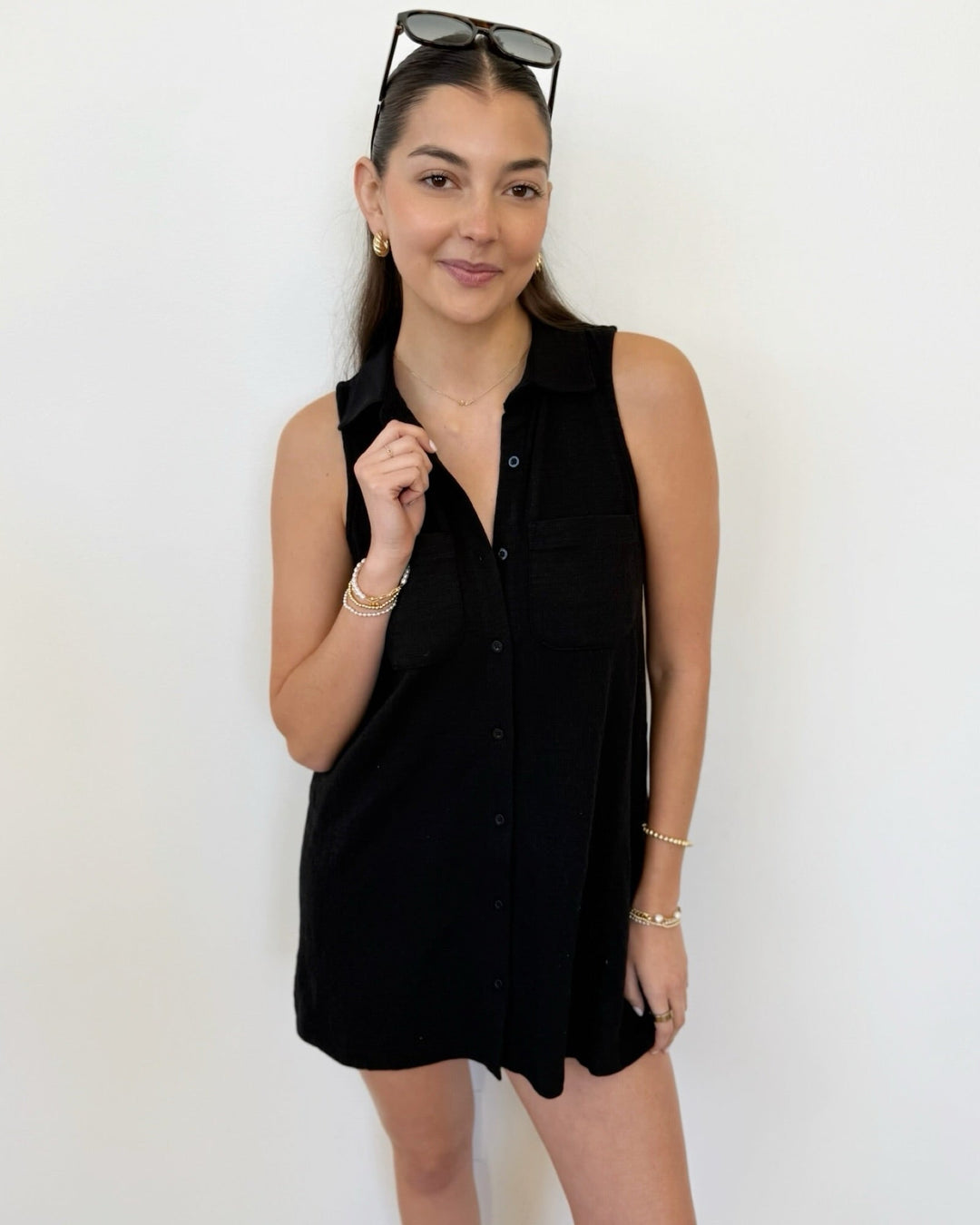 Z Supply New Light Textured Mini Dress
