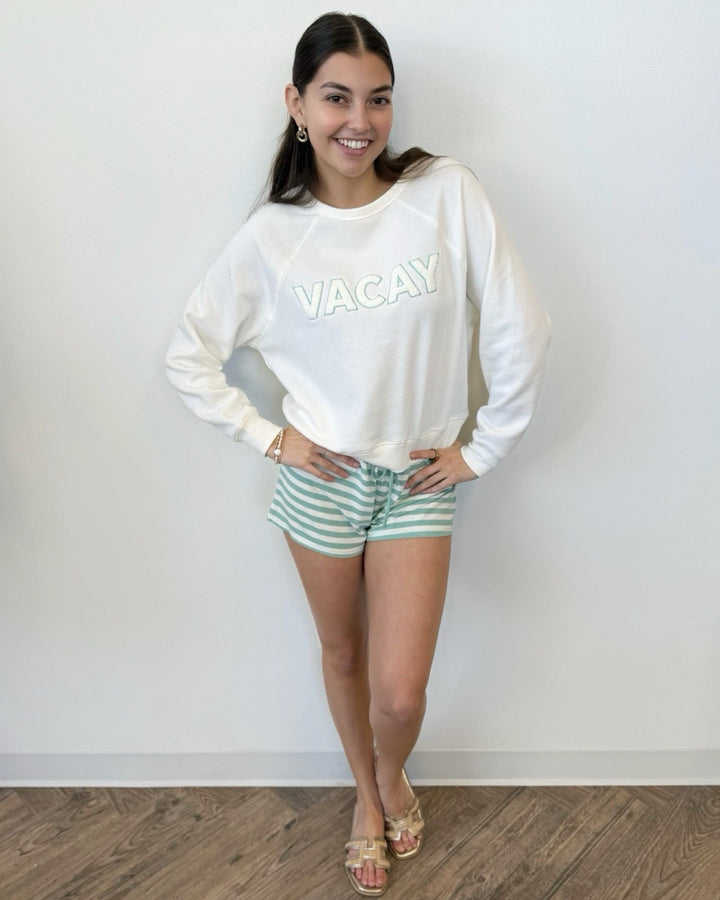 Z Supply Nori Stripe Shortlounge short