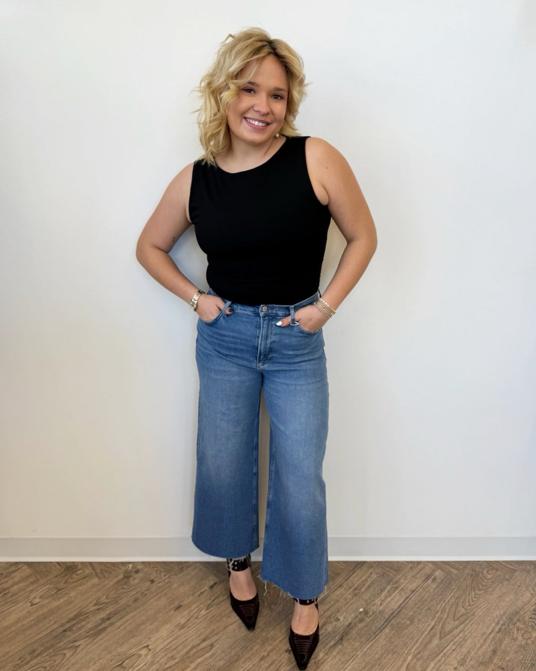Z Supply Nova High Rise Crop Denimcropped denim