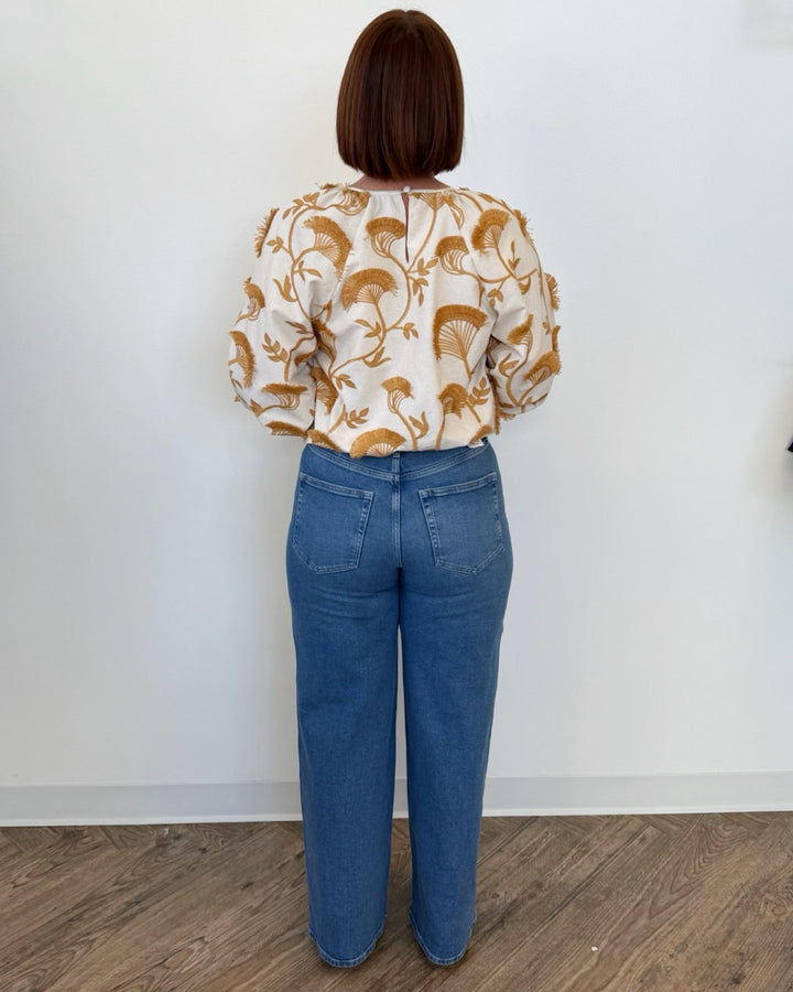 Z Supply Nova High Rise Wide Leg DenimDenim
