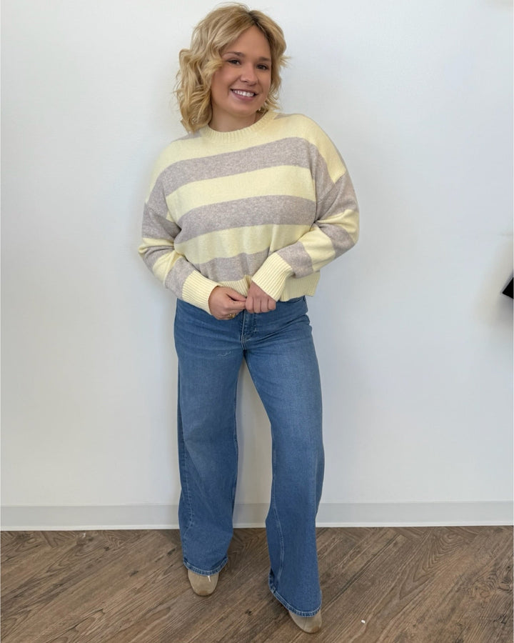 Z Supply Nova High Rise Wide Leg DenimDenim