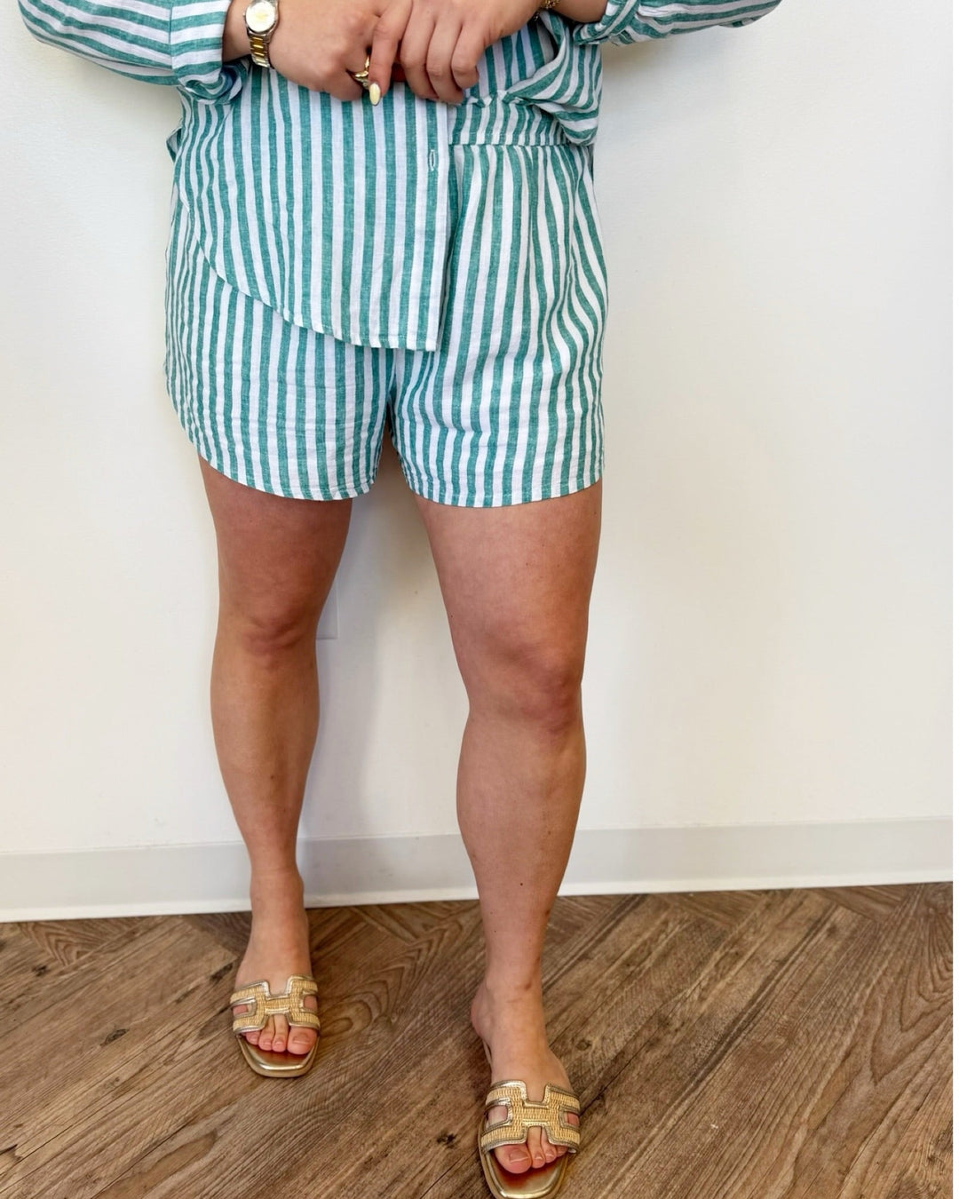 Z Supply Perfect Linen Striped Shortshort