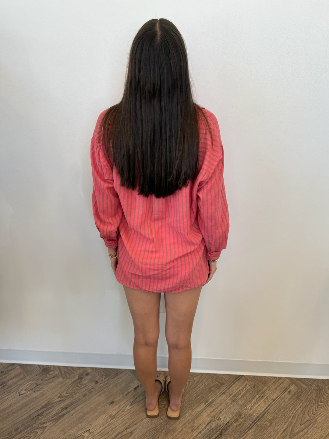 Z Supply Perfect Striped Button Up Topbutton down shirt