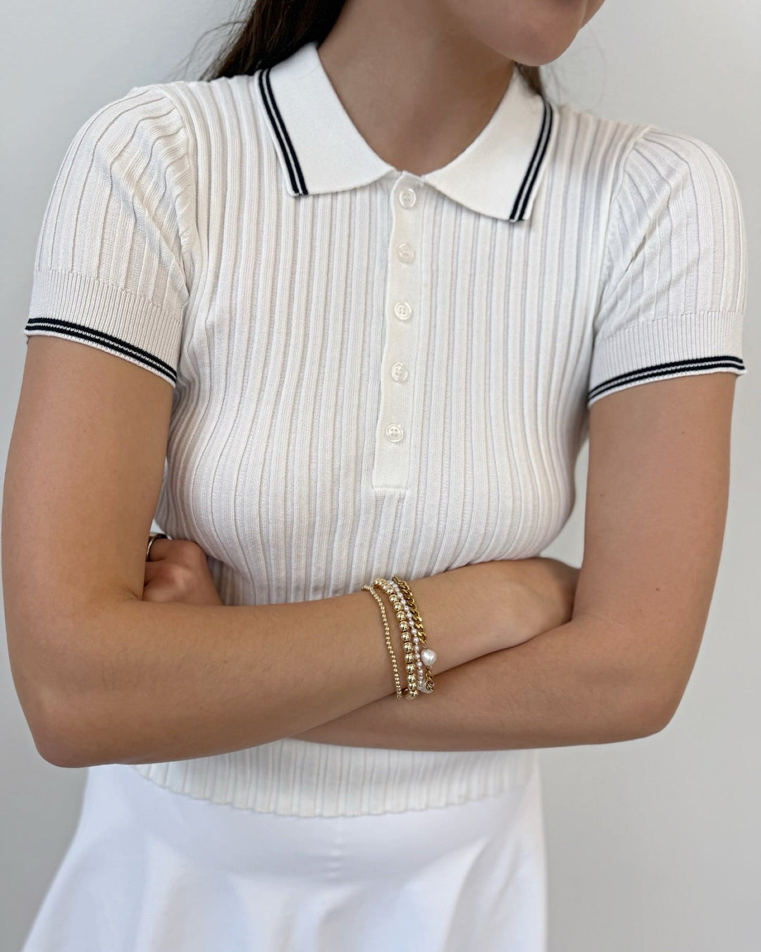 Z Supply Player Polo Topknit top