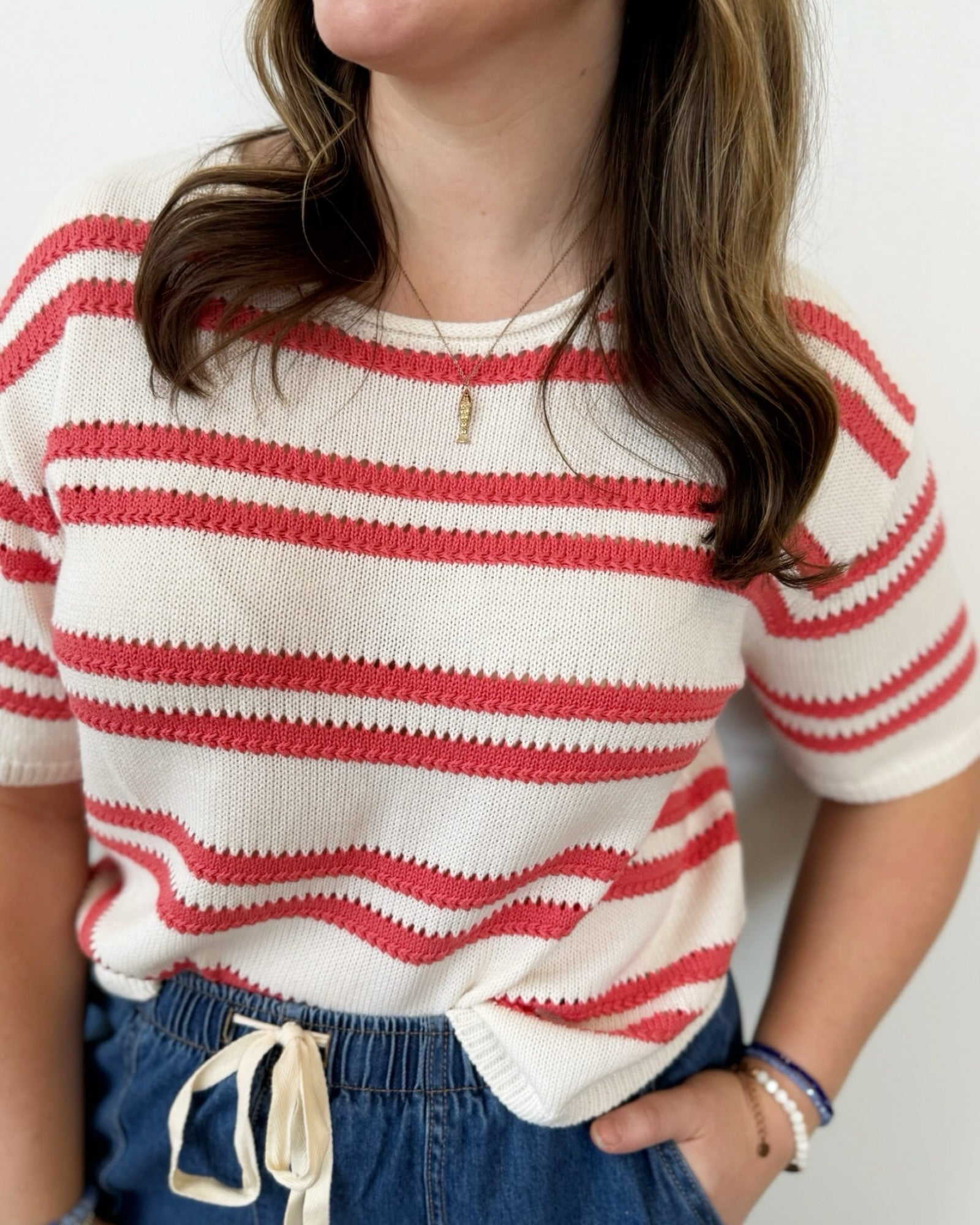 Z Supply Prado Stripe Sweater Tee – The TLB Boutique