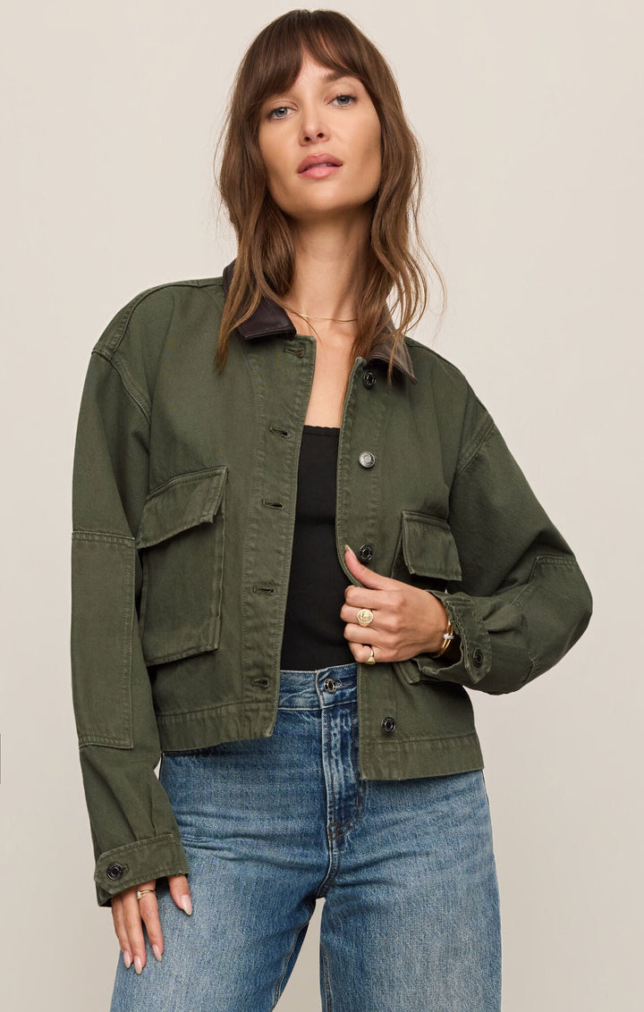 Z Supply Rey Cropped Chore Jacketjacket