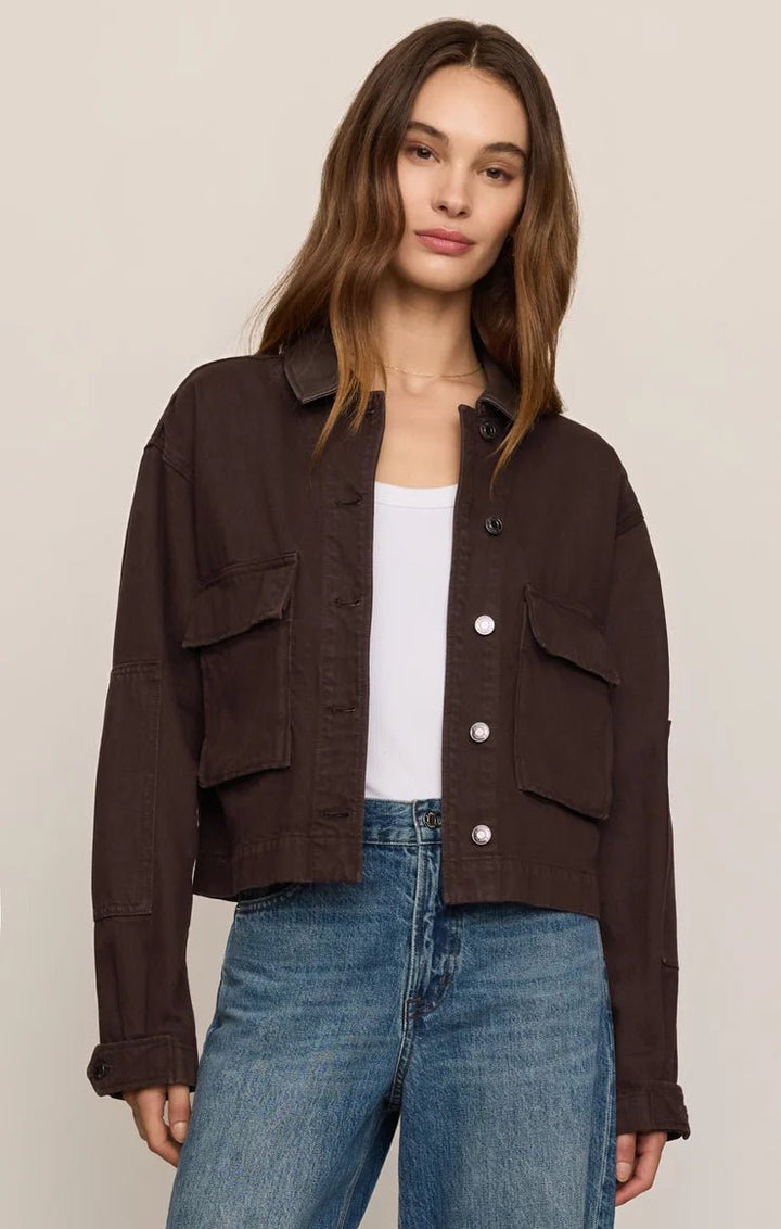 Z Supply Rey Cropped Chore Jacketjacket