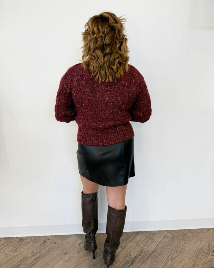 Z Supply Roux Leather Mini Skirtmini skirt