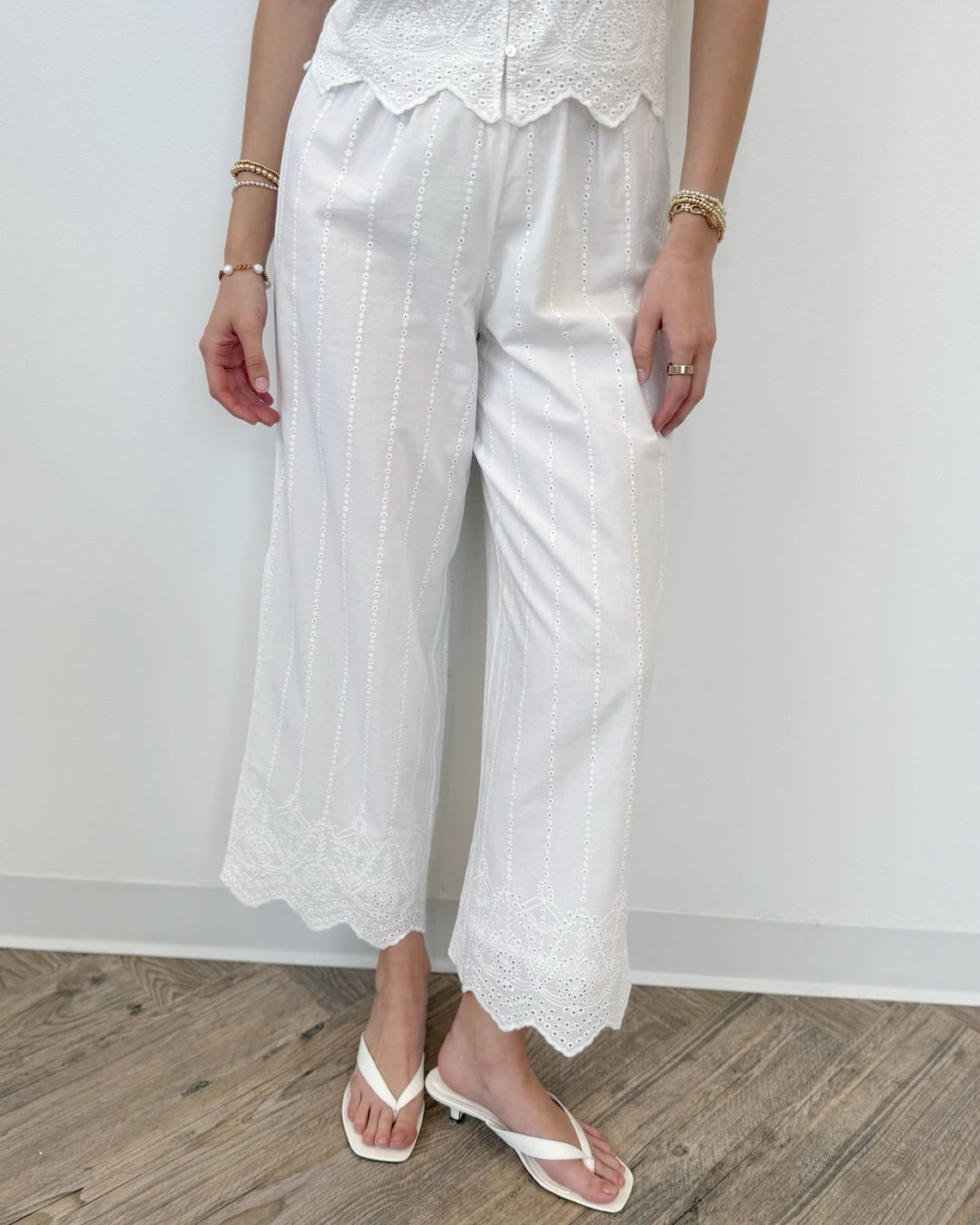 Z Supply Sea Esta Embroidered Pantpull on pant