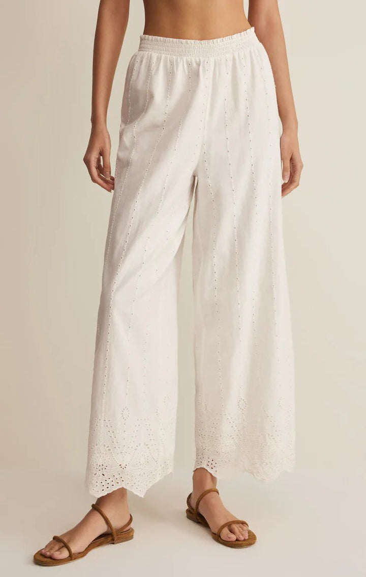 Z Supply Sea Esta Embroidered Pantpull on pant