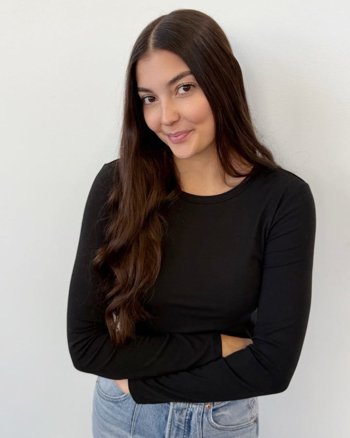 Z Supply Second Skin Crew Long Sleeve Toplong sleeve top