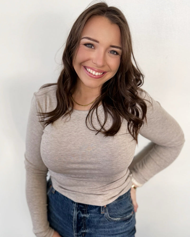 Z Supply Second Skin Crew Long Sleeve Toplong sleeve top