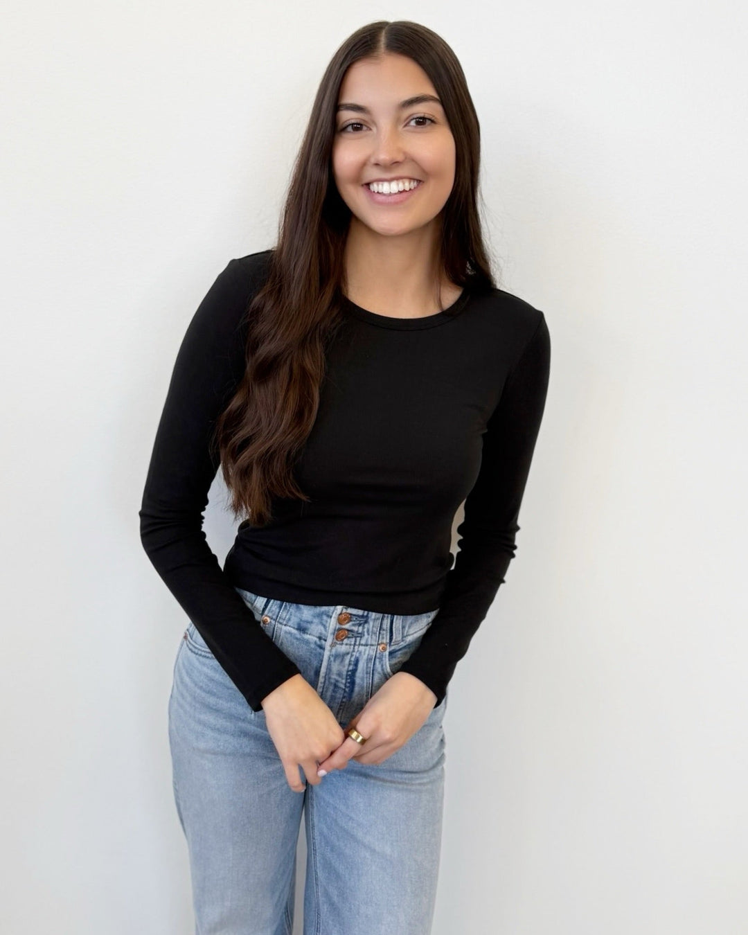 Z Supply Second Skin Crew Long Sleeve Toplong sleeve top