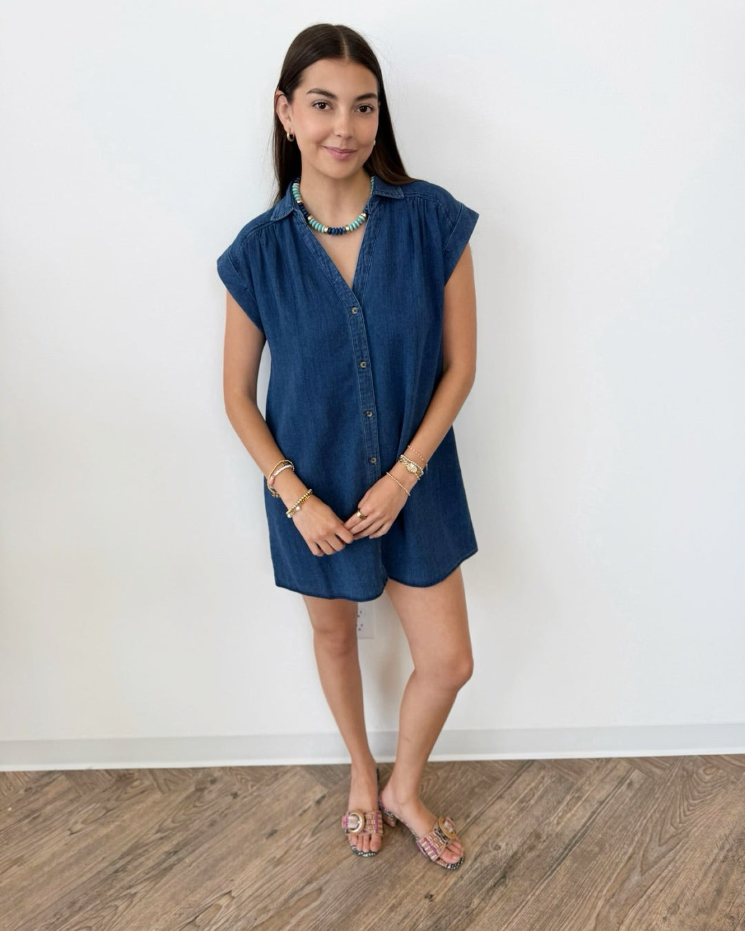 Z Supply Shellbound Twill Dressmini dress