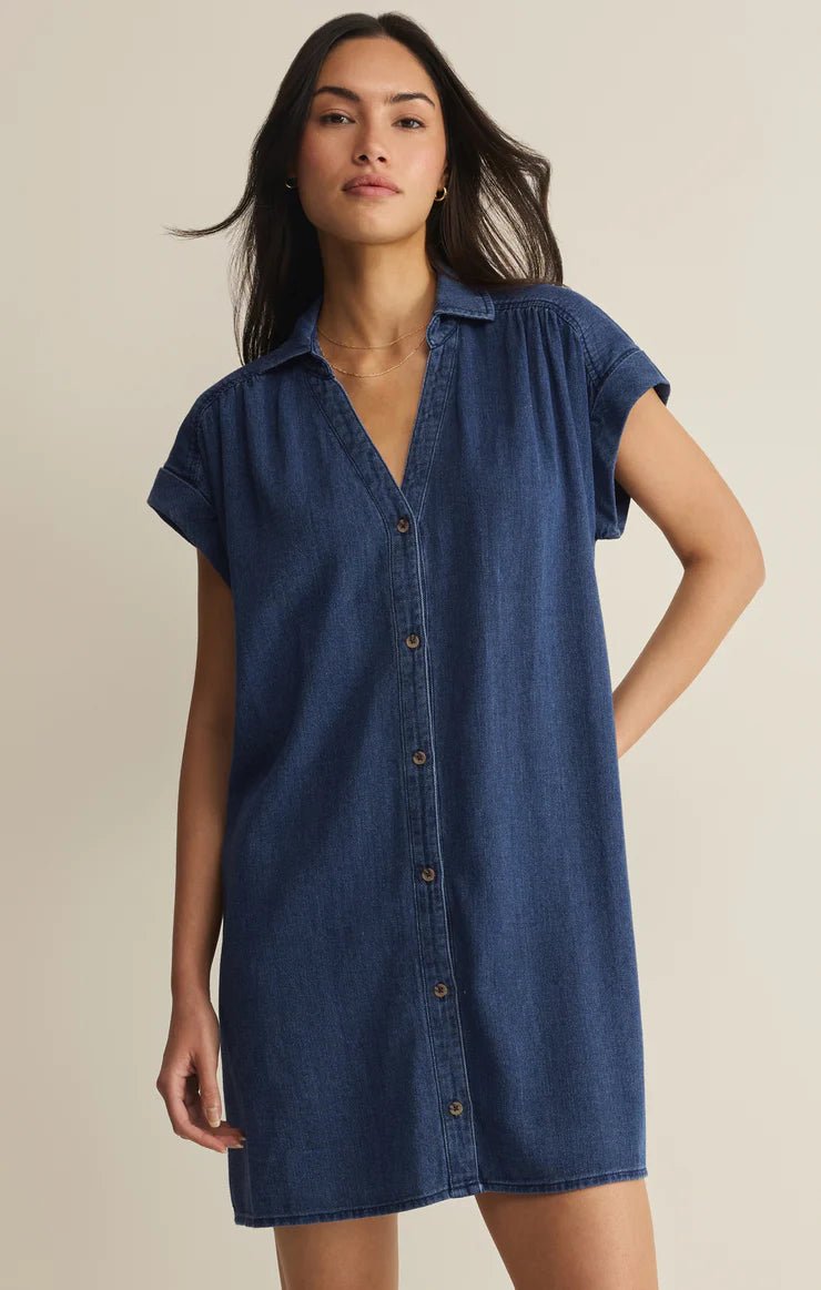 Z Supply Shellbound Twill Dressmini dress