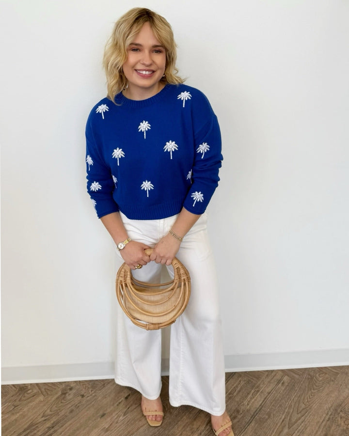 Z Supply Sienna Palm Sweaterlong sleeve knit