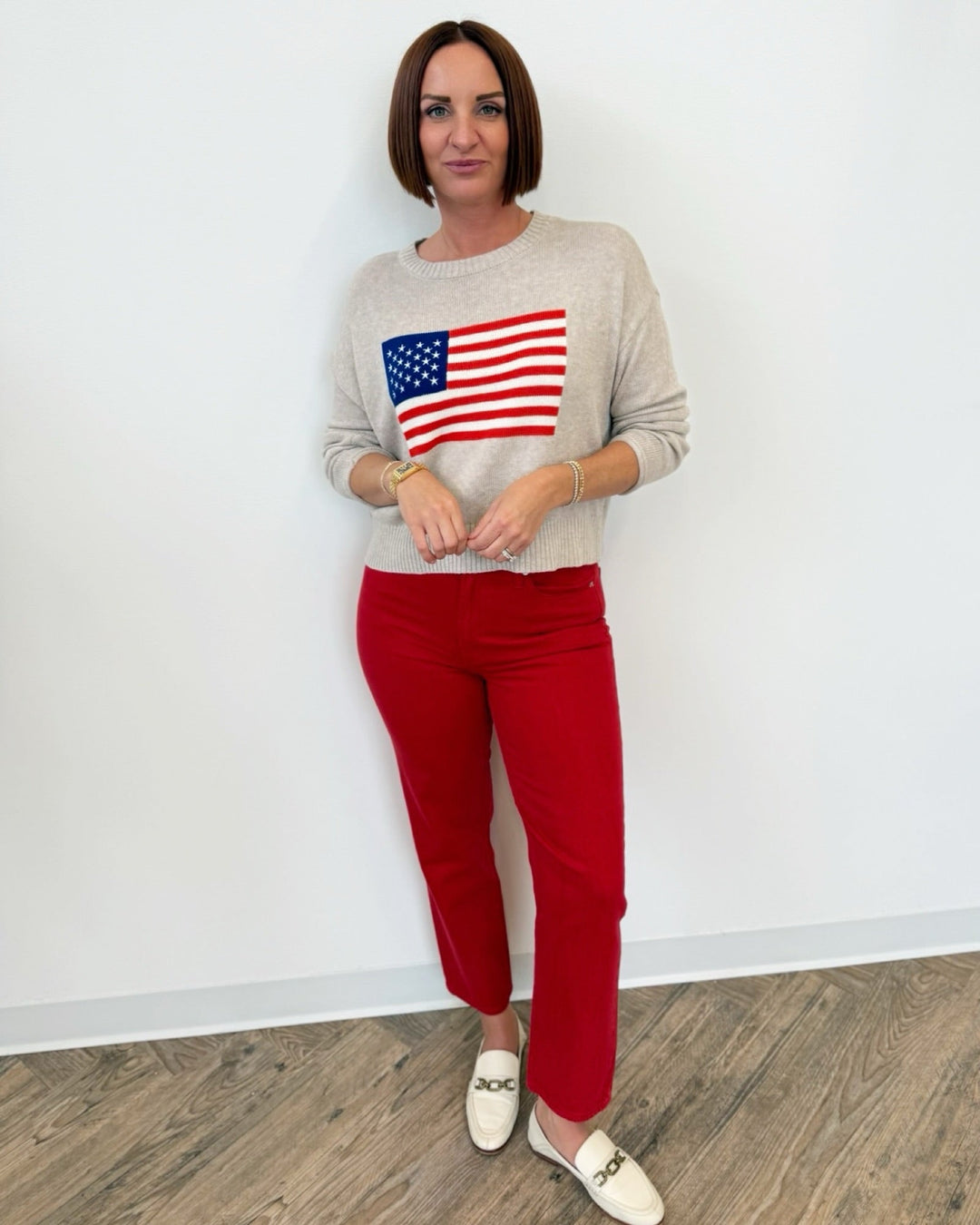 Z Supply Sienna Patriot Sweaterlong sleeve knit