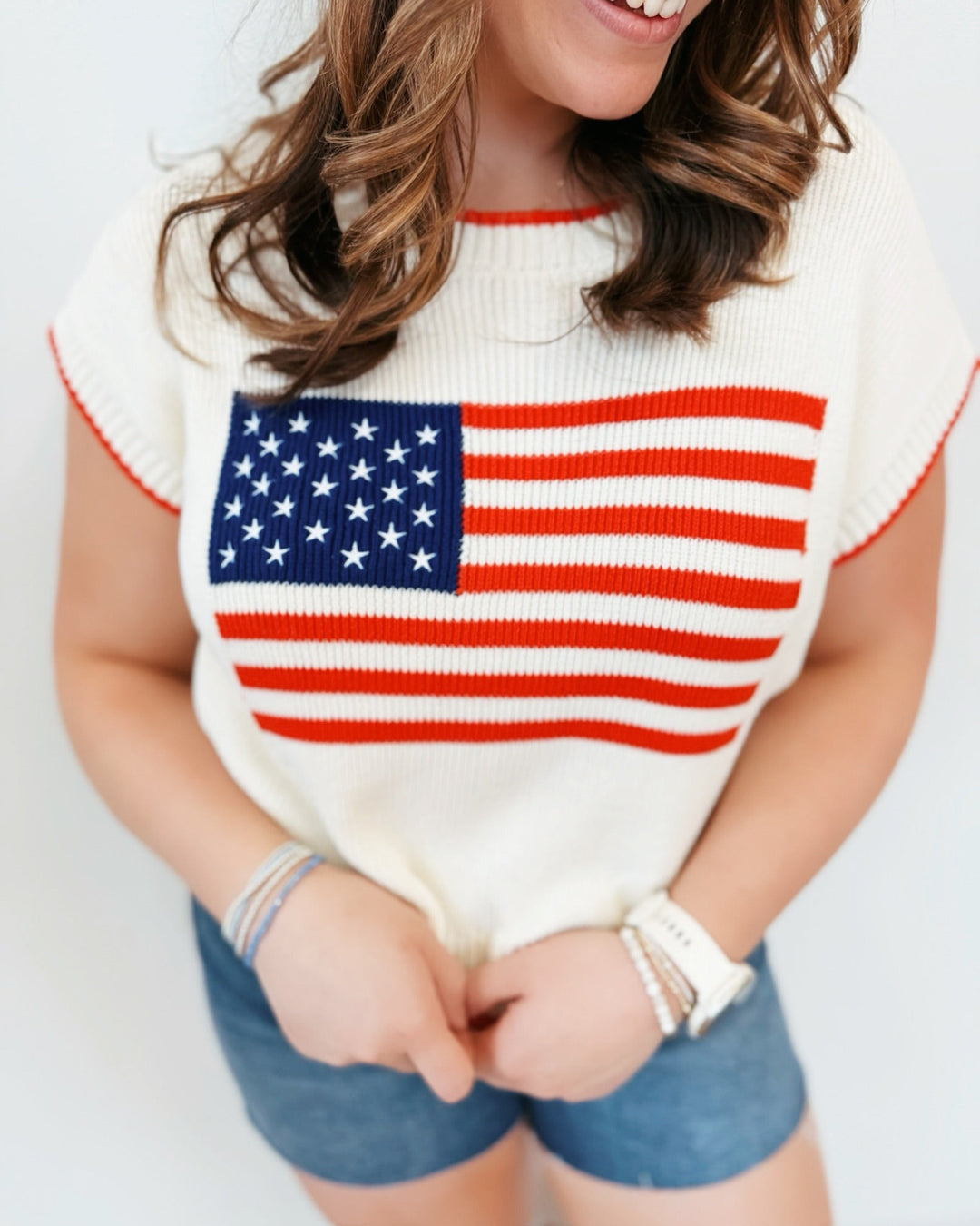 Z Supply Sleeveless Patriot Sweatersleeveless knit