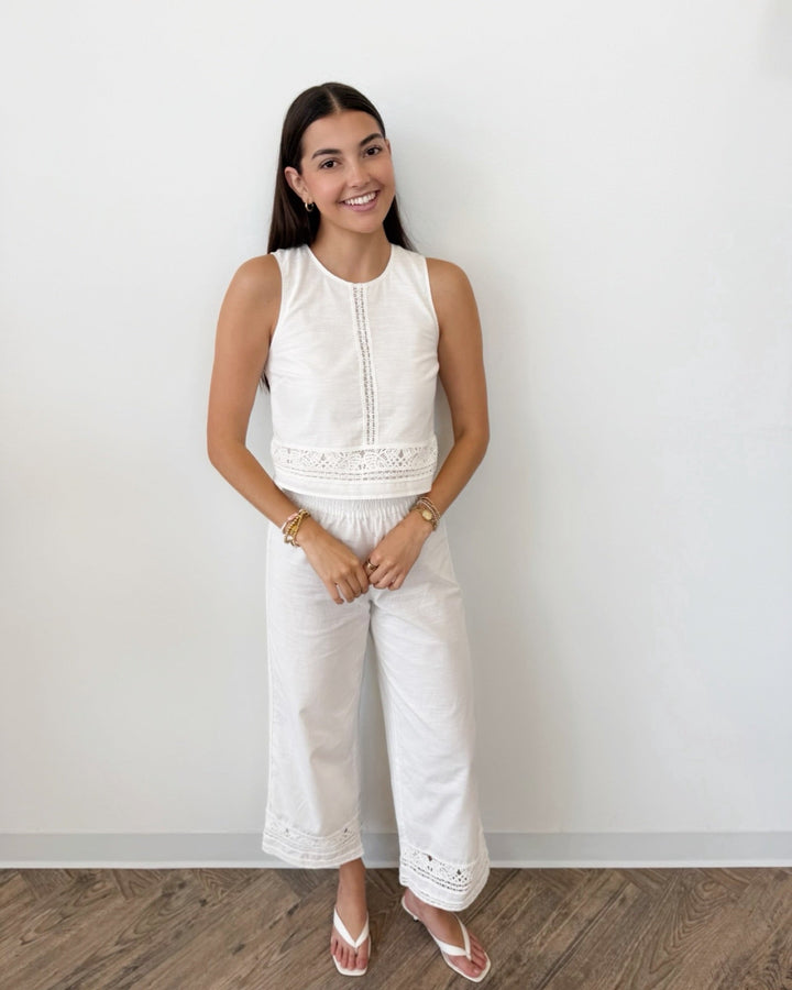 Z Supply Sloane Embroidered Topsleeveless top