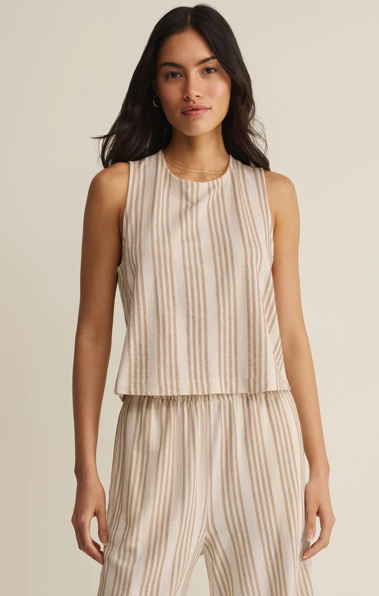 Z Supply Sloane Knit Striped Tank Topsleeveless top