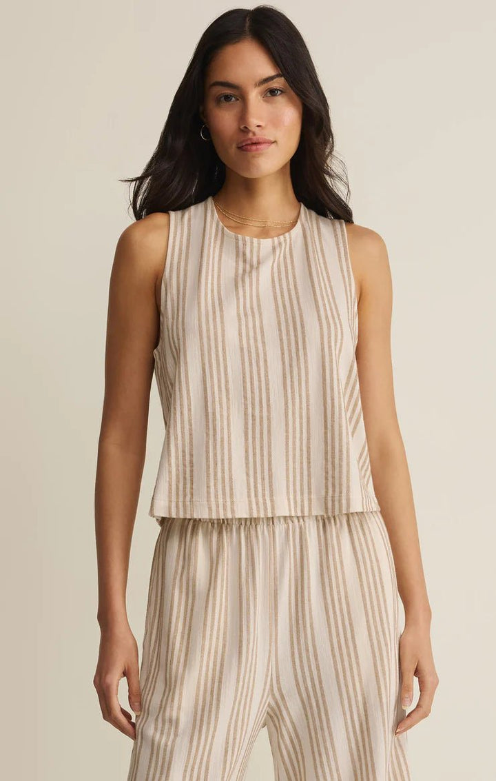 Z Supply Sloane Knit Striped Tank Topsleeveless top