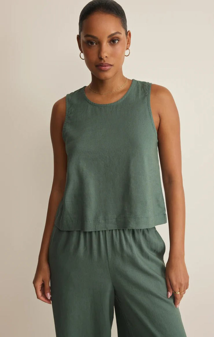 Z Supply Sloane Linen Topsleeveless top