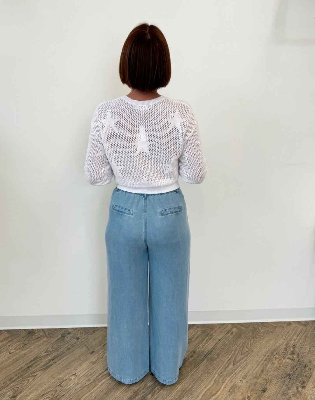 Z Supply Star of the Show Crochet Topknit sweater
