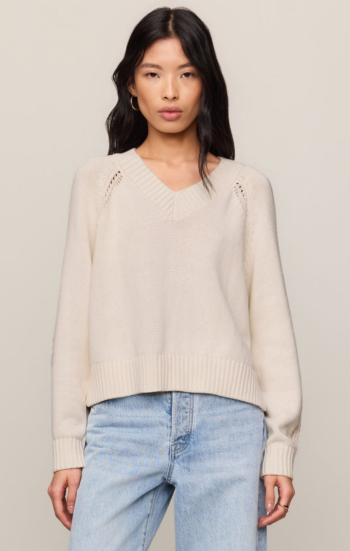 Z Supply Stratton V Neck Sweaterlong sleeve knit
