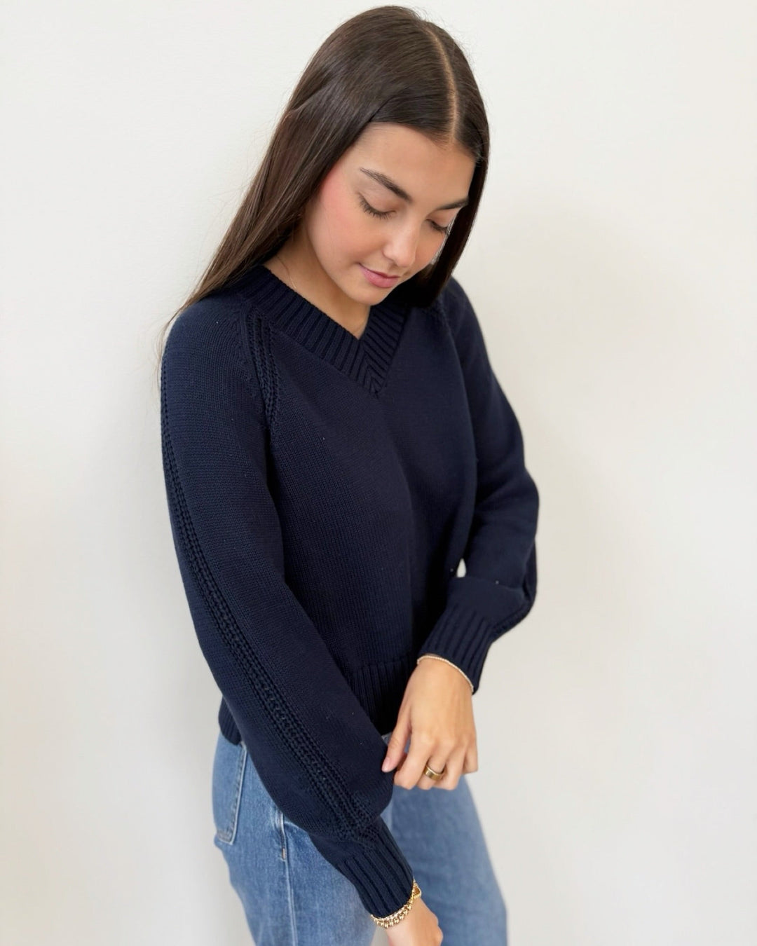 Z Supply Stratton V Neck Sweaterlong sleeve knit