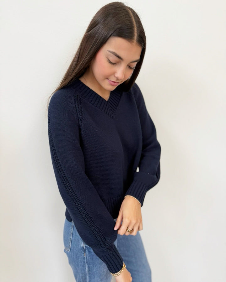 Z Supply Stratton V Neck Sweaterlong sleeve knit