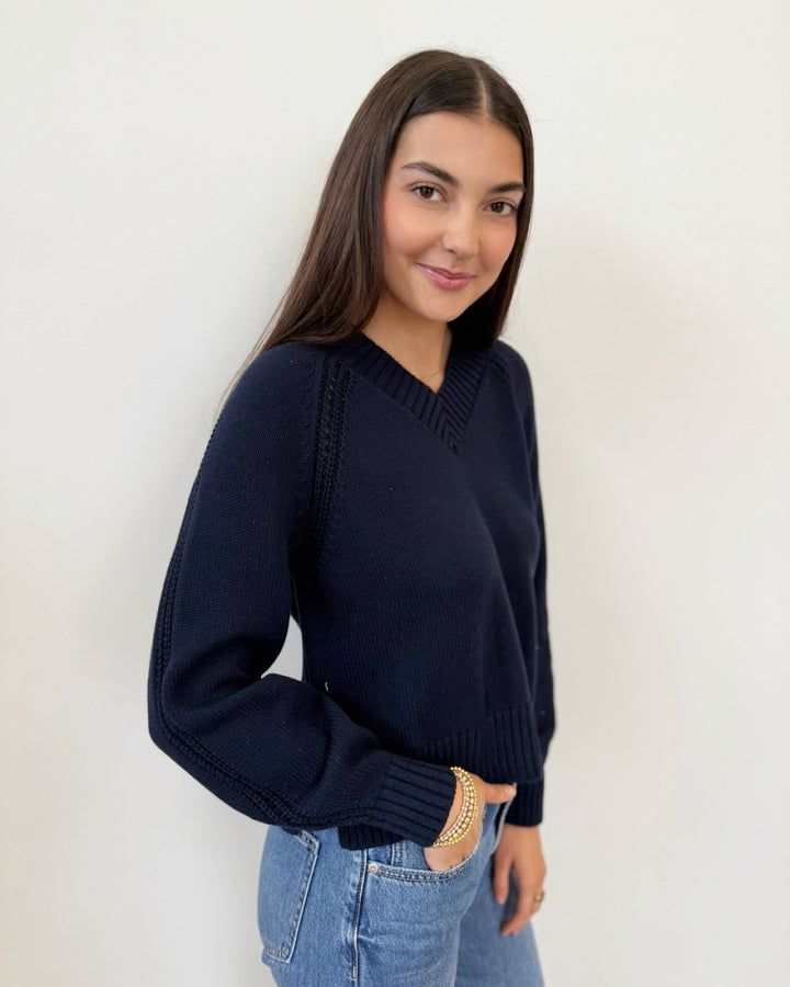 Z Supply Stratton V Neck Sweaterlong sleeve knit