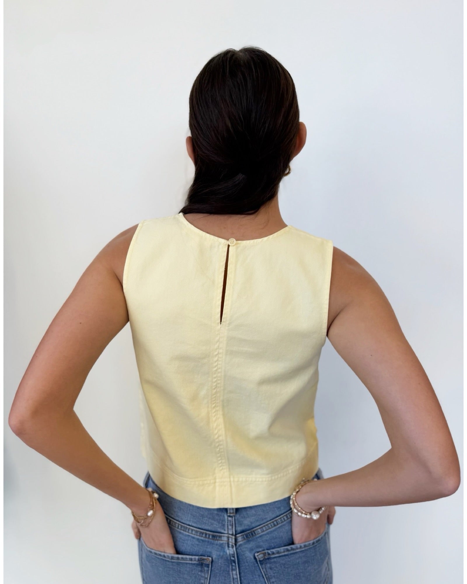 新作サルセーション　Back Pleat Tank Top Z Supply Sun Seeker Twill Tank – The TLB Boutique