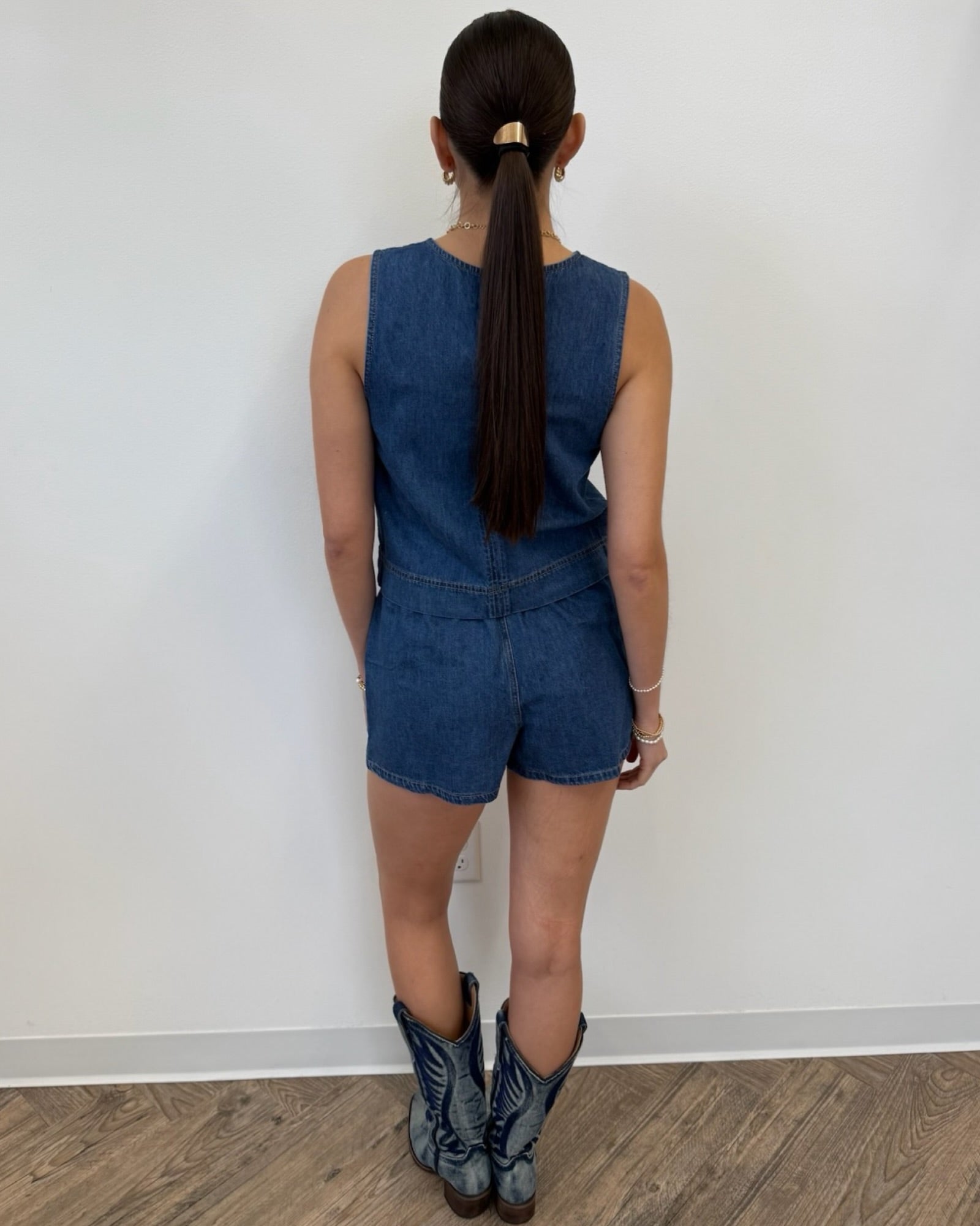 新作サルセーション　Back Pleat Tank Top Back Tie Tank Top