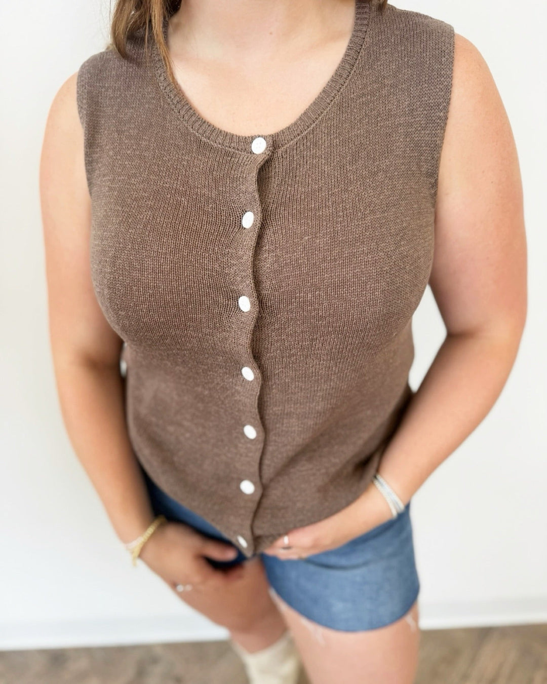 Z Supply Syd Sweater Vestsleeveless knit