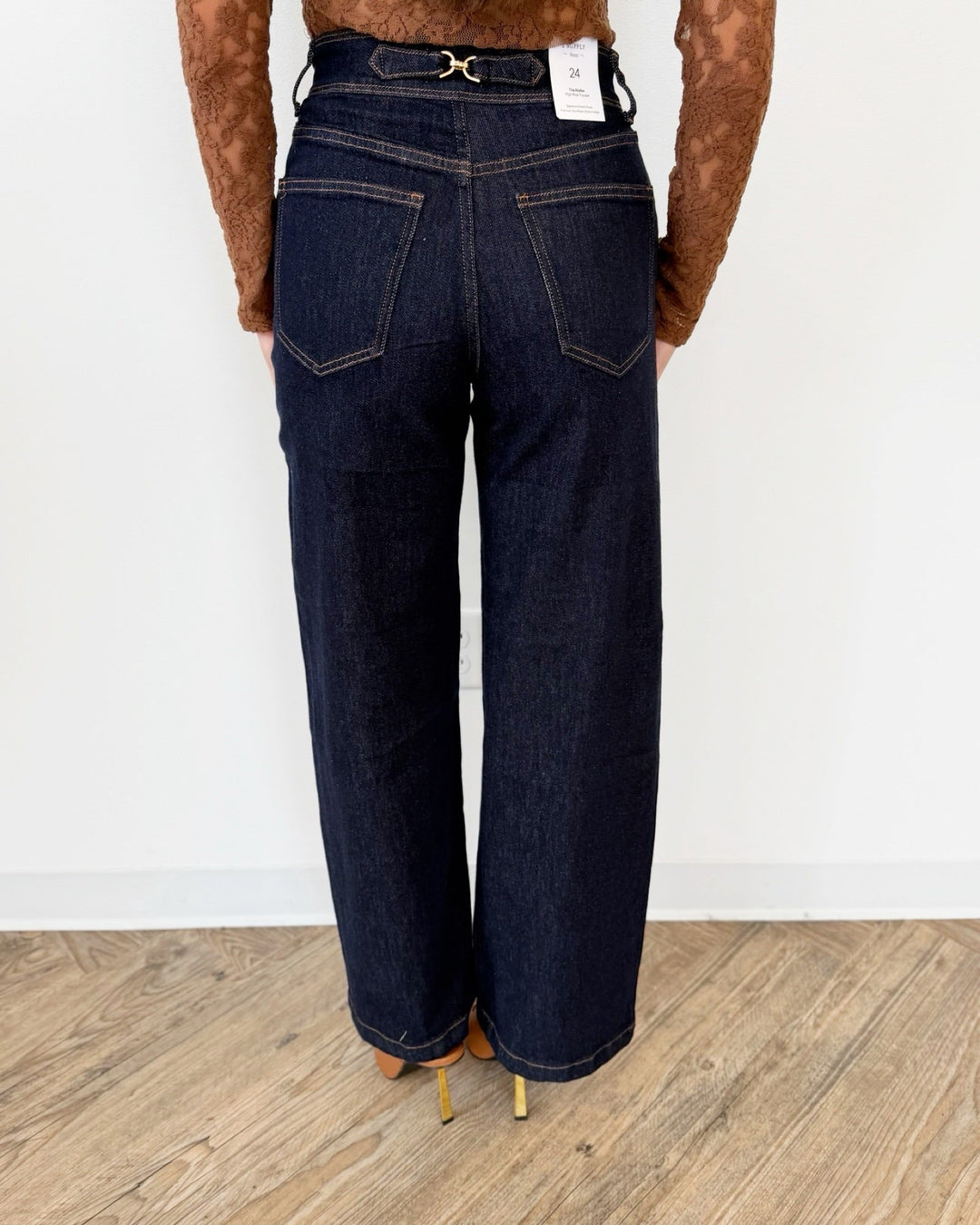 Z Supply The Atelier Denim Trouserwide leg jeans