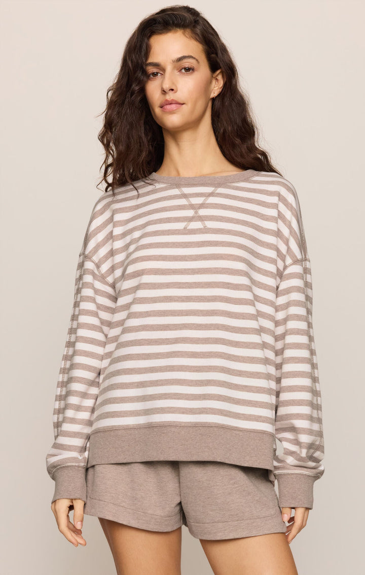 Z Supply The Everyday Striped Crewlong sleeve pullover