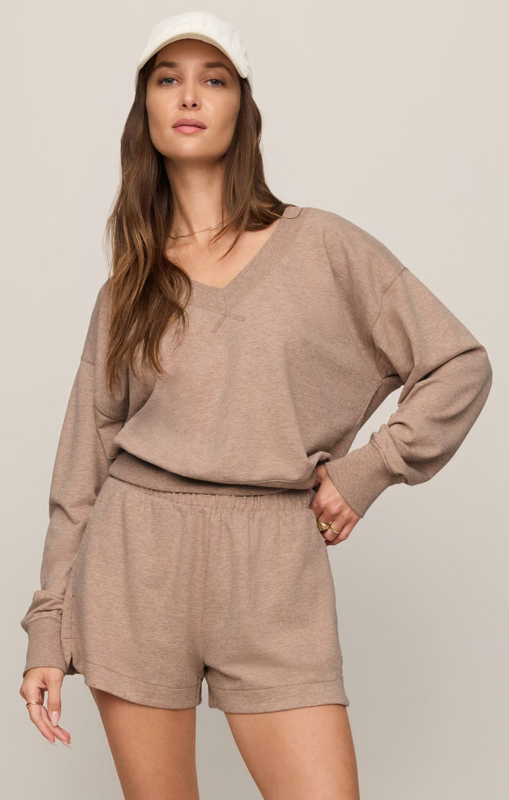 Z Supply The Everyday V-Necklong sleeve pullover
