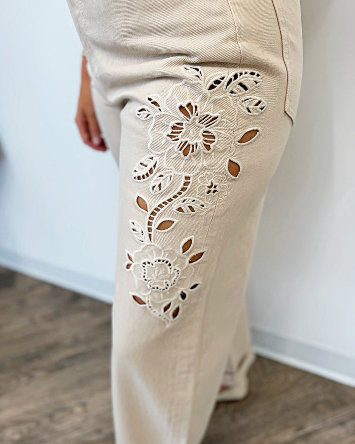 Z Supply The Show Off High Rise Bowed Denim