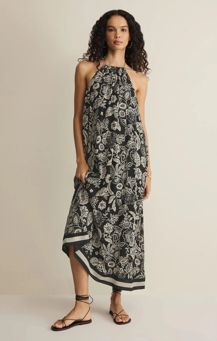 Z Supply Viento Luz Floral Midi Dressmidi dress