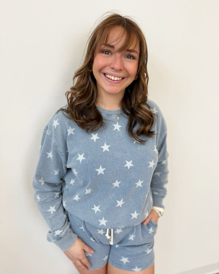 Z Supply Written Stars Sweatshirtsweatshirt