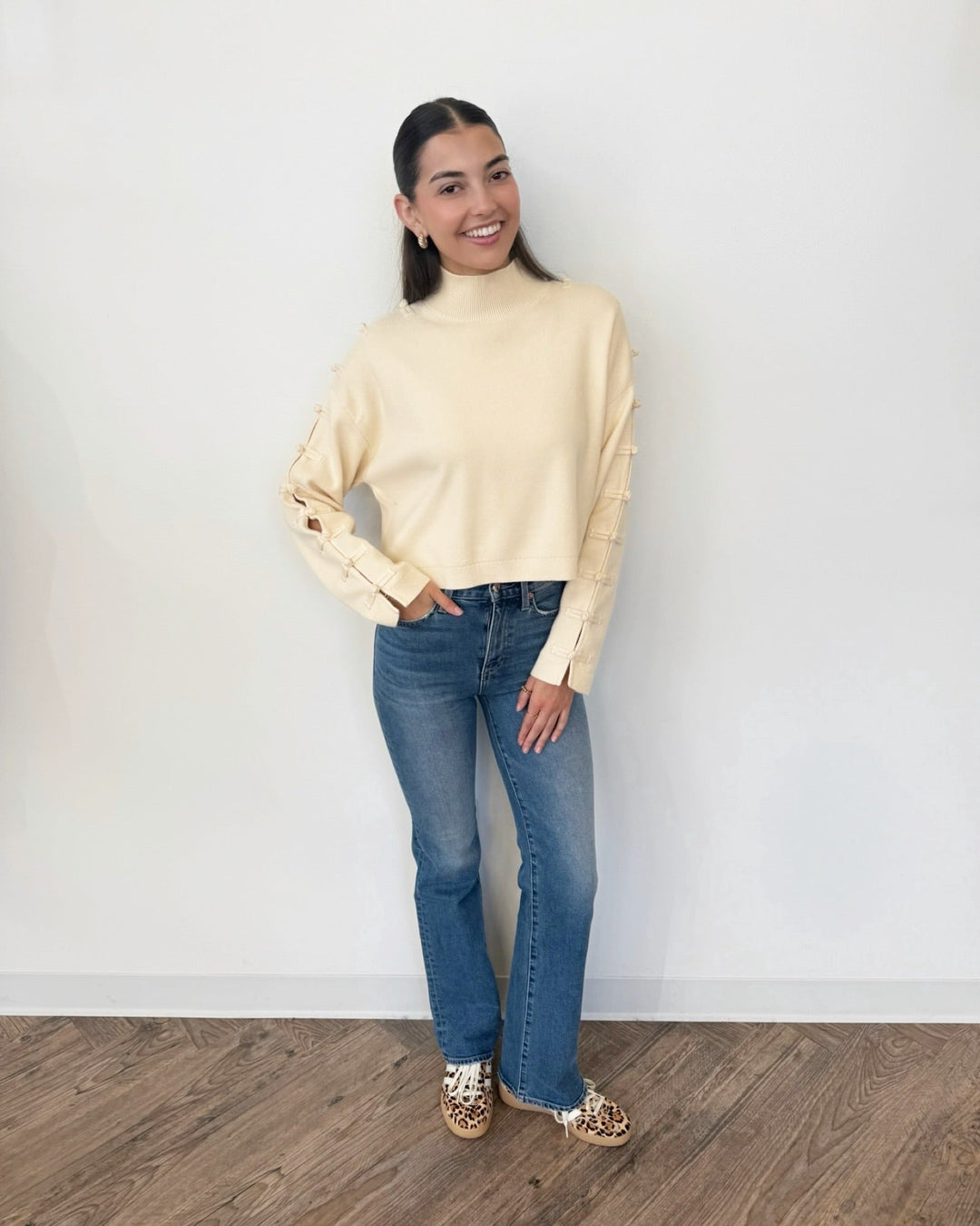 Zenith Long Sleeve Knit Toplong sleeve knit