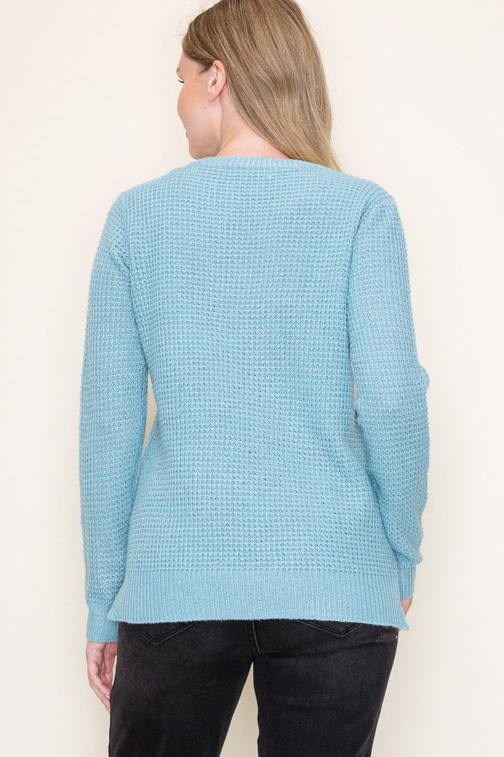 Brynn Waffle Knit SweaterSweater