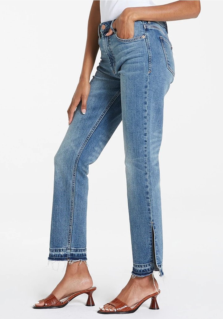 Dear John Jodi Super High Rise Straight JeansDenim Jeans