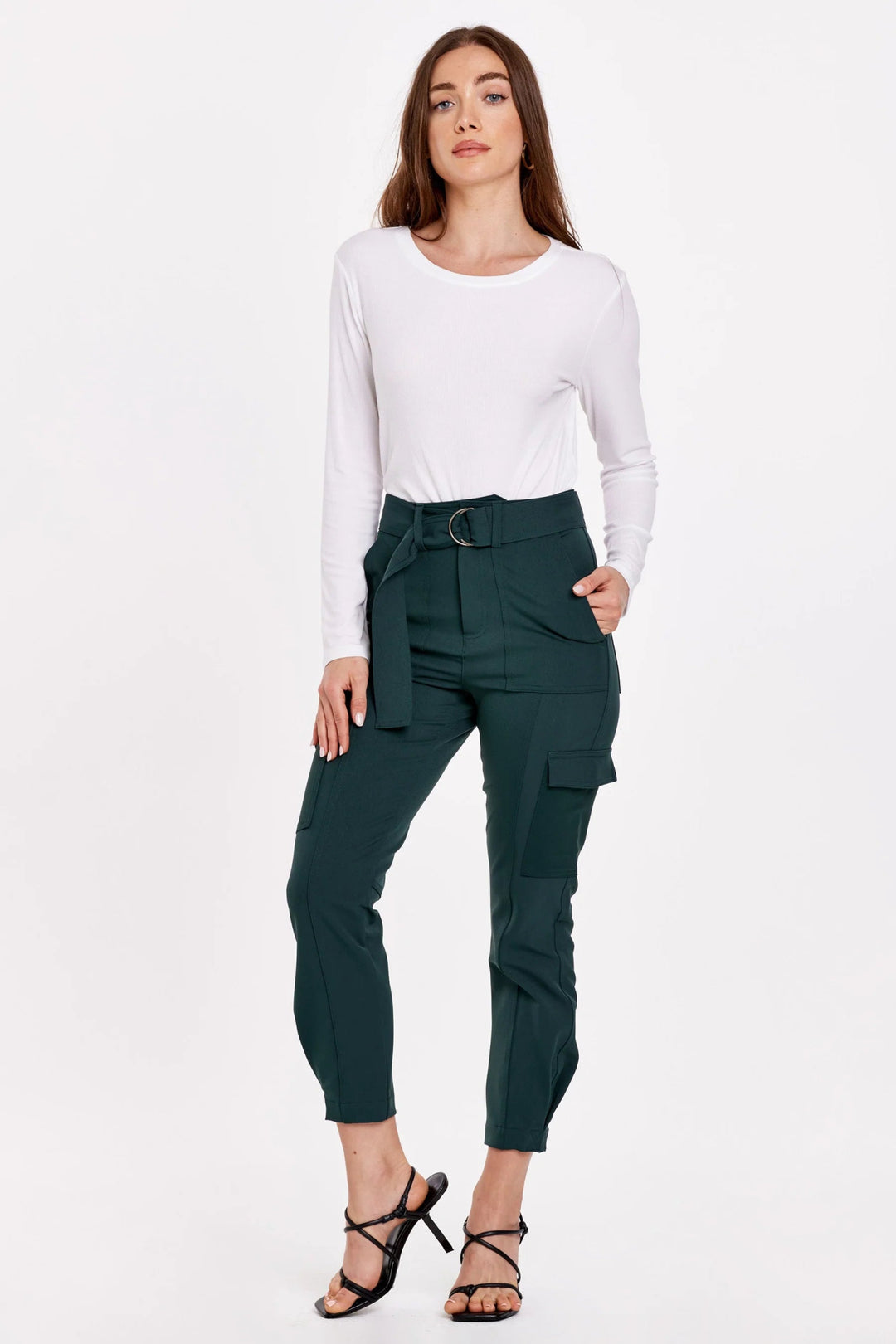 Dear John Penelope Super High Rise Cropped Cargo PantPant